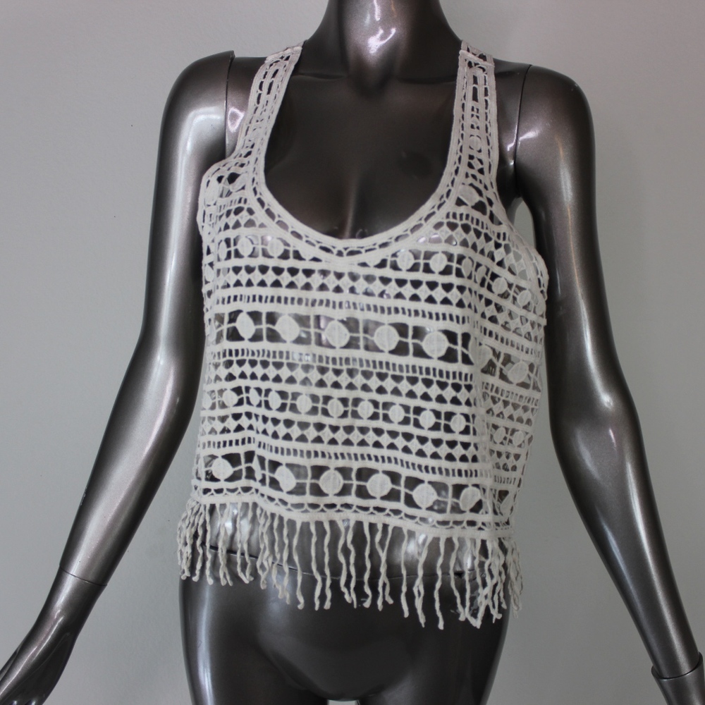 Ralph Lauren Denim Supply shirt Crochet crop top